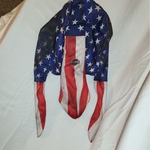 Harley Davidson Patriotic Skull Cap